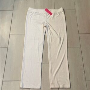 Lilly Pulitzer Dorsey Velour Pant Coconut